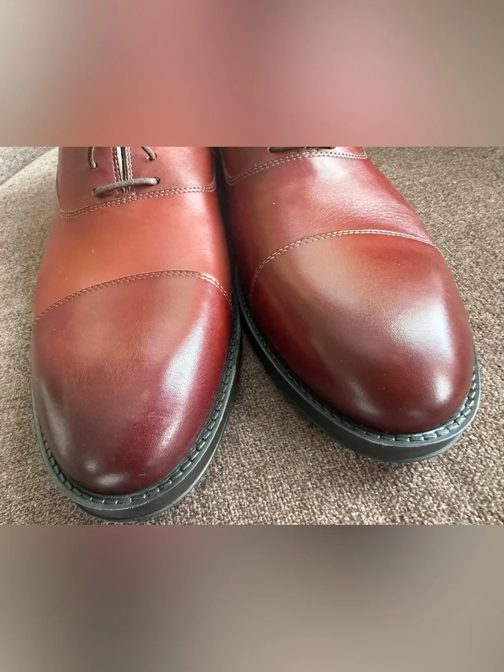 Magnanni Men's Brown Cap-Toe Oxford